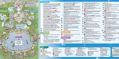 نقشہ کی EPCOT ڈزنی ورلڈ
